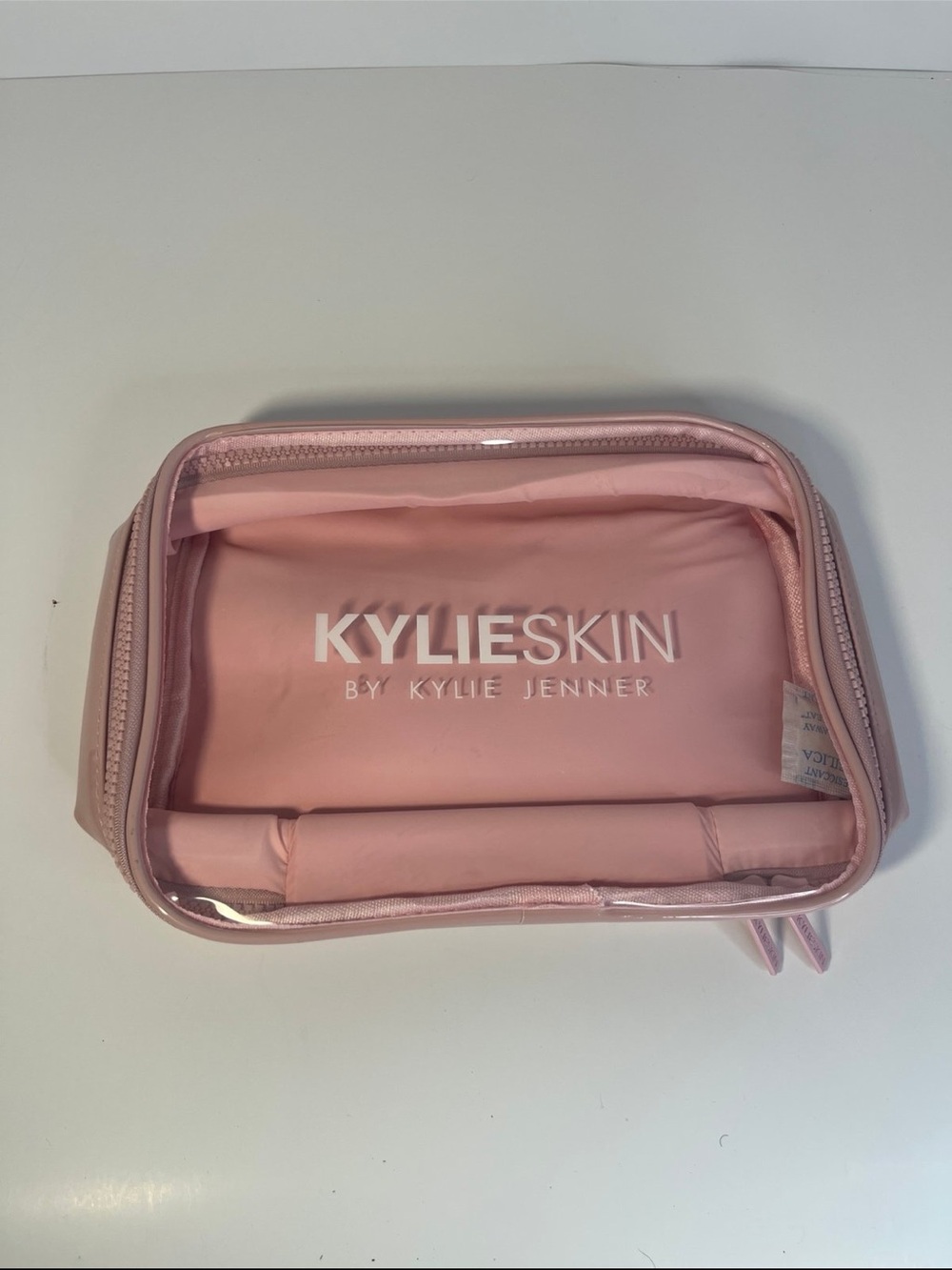 KYLIE SKIN Pink Makeup Bag by Kylie Jenner